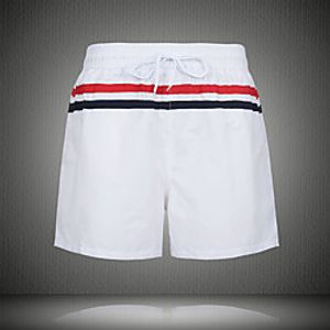 Men's Casual / Sporty Outdoor Sports Daily Beach Shorts Pants Lines / Waves Short Drawstring Elastic Drawstring Design White Blue Red Navy Blue miniinthebox