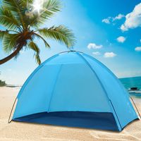 Outdoor Beach Seaside Tent Sunshade Anti-UV Sun Shelter Single Layer Camping Canopy