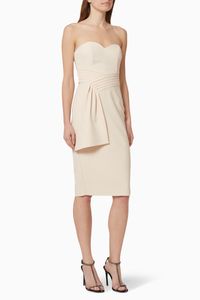 Pleated Bandeau Dress