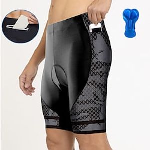 21Grams Men's Bike Shorts Cycling Shorts Bike Bottoms Mountain Bike MTB Road Bike Cycling Sports Camo  Camouflage 3D Pad Cycling Breathable Quick Dry Grey Polyester Spandex Clothing Apparel Bike Wear Lightinthebox
