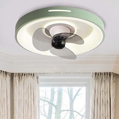Ceiling Fan with Light Dimmable 48cm 6 Wind Speeds Modern Ceiling Fan for Bedroom, Living Room App  Remote Control 110-240V Lightinthebox