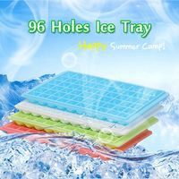 96 Holes Ice Tray Ice Cube Mold Jelly Ice Cub Box Mould