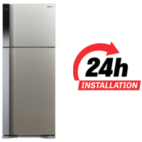 Hitachi 655Ltr Top Mount Inverter Refrigerator-RV655PUK0KPSV | Silver Color - thumbnail