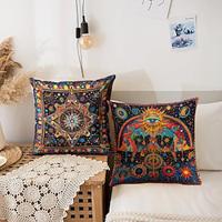 Astrolabe ethnic pattern Pattern 1PC Throw Pillow Covers Multiple Size Coastal Outdoor Decorative Pillows Soft Velvet Cushion Cases for Couch Sofa Bed Home Decor Lightinthebox