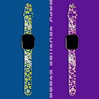 Smart Watch Band for Apple iWatch 1 pcs Printed Bracelet Silicone Replacement  Wrist Strap for Apple Watch Series SE / 6/5/4/3/2/1 miniinthebox - thumbnail