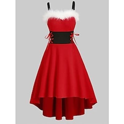Women's Party Dress Christmas Wedding Guest Dress Sheath Dress Mini Dress Black Red Green Sleeveless Pure Color Feather Spring Fall Winter Spaghetti Strap Fashion Christmas Wedding Guest S M Lightinthebox