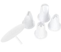Royalford Icing Syring with Nozzles - White - RF1662-IS5