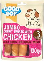 Armitage Jumbo Chicken Chewy Twists - 100G