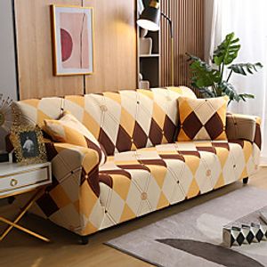 Years Simple life Sofa Cover 1-Piece Couch Cover Fit for 1-4 Seater L-shape Couch Soft Stretch Slipcover Spandex Jacquard Fabric Easy to Install(1 Free Cushion Cover) Lightinthebox