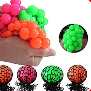 1 pc Rainbow Stress Ball Fidget Toy with Colorful Beads Inside Stress Balls for Stress Relief Ball for Adults miniinthebox