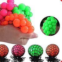 1 pc Rainbow Stress Ball Fidget Toy with Colorful Beads Inside Stress Balls for Stress Relief Ball for Adults miniinthebox - thumbnail
