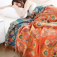 High End Pure Cotton Sofa Towel Bed Cover Summer Cool Quilt Nap Blanket Bed Sheet Multifunctional miniinthebox - thumbnail
