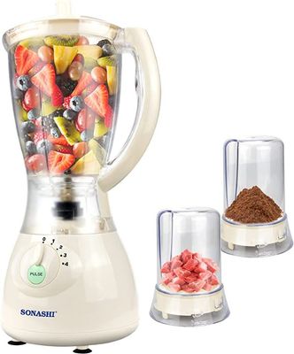 Sonashi 3 in 1 Blender SB-133 - 4 Speed, SB-133N