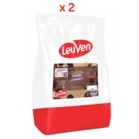 Leuven Real Chocolate Drops Dark (54%) 2x5KG Carton