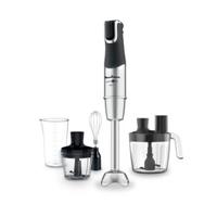 Moulinex InfinyForce Hand Blender with Accessories, Silver/Black, Stainless Steel/Plastic, DD95JD27, 1 year warranty (MOU-DD95JD27)