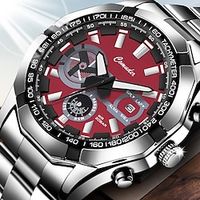 New Men'S Brand Men'S Watch Calendar Waterproof Luminous Sports Tide Shivering Fast Hand Speed Seller Cross-Border Large Dial Watch miniinthebox - thumbnail