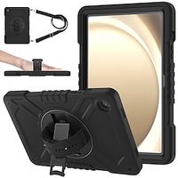 Tablet Case Cover For Samsung Galaxy Tab A9 8.7 S7 Plus FE A8 10.5'' A7 Lite 8.7'' A9 Plus 11 Handle 360° Rotation Shoulder Strap Armor PC Silicone miniinthebox - thumbnail