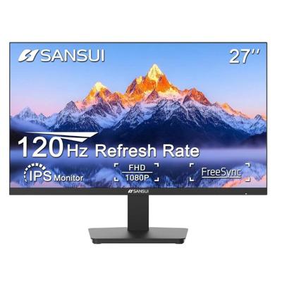 Sansui 27inch, IPS Display, FHD Resolution, 120Hz Refresh Rate Monitor, Black ES-27X3AL