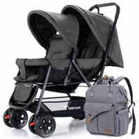 Teknum Double Stroller Combo - Dark Grey CM_TKAL_TWSDPDGY