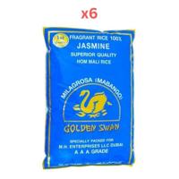 Golden Swan Jasmine Rice 2Kg Pack of 6