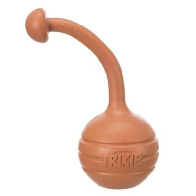 Trixie Be Eco Floatable Ball With Band - Orange 6X13cm