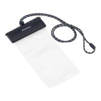 Momax Waterproof Pouch Universal With Neck Strap Space Grey - thumbnail