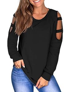 Round Neck Plain Long Sleeve T-shirt