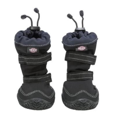 Trixie 2Pcs Active Long Paw Protection Walker For Dogs Black - Small Trixie 2Pcs Active Long Paw Protection Walker For Dogs Black - Small