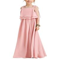 Flower Girl Dress Girls for Wedding Birthday Party Pageant Sleeveless Chiffon Kids Tulle Maxi Daily Girls Dresses Lightinthebox