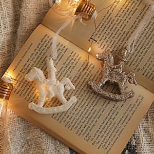 Christmas Ornament Small Pendant Snowflake Elk Angel Girl Christmas Tree Hanging Decoration Party Gift Christmas Decoration Lightinthebox
