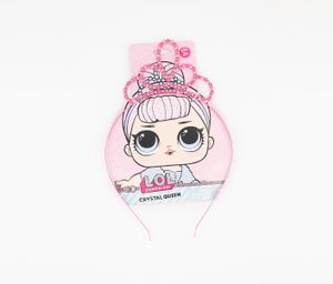 Girls Crystal Queen Headband  Pink