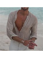 Men's Resort Linen Shirt