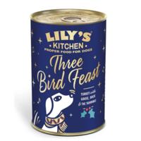 Lily's Kitchen Christmas Three Bird Feast Wet Dog Food - 400G