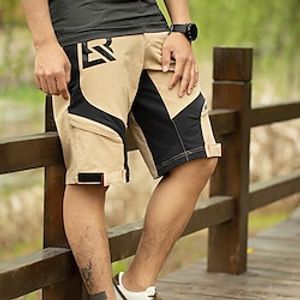 Men's Cycling Padded Shorts Bike Padded Shorts  Chamois Mountain Bike MTB Road Bike Cycling Sports Graphic 3D Pad Breathable Moisture Wicking Quick Dry Black Yellow Clothing Apparel Bike Wear Lightinthebox