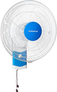 Olsenmark Wall Fan, 16 inch-(White/Blue)-(OMF1701)