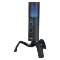 Rapoo LED Dual Directional Gaming Microphone With Stand, Black - Vs500