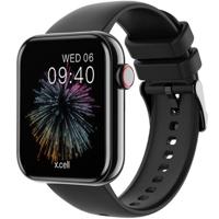 X.CELL S.WATCH G6 MUSIC | BLACK | Smartwatch with Heart Rate Monitor, GPS, IP68 Water Resistance, 7 Sports Modes, Sleep Tracking, Stress Monitoring...