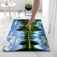 Spring Scenery Bathroom Bath Mats Creative Absorbent Bathroom Rug Diatomaceous Earth Non Slip Lightinthebox