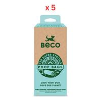 Beco Pets Mint Scented Poop Bags 120pcs Pack Of 5