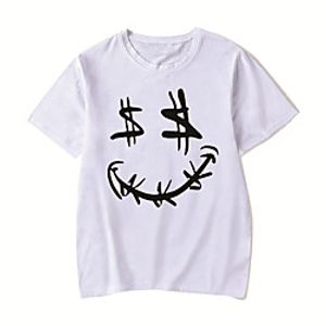 Men's Unisex Tee T shirt Hot Stamping Anime Graphic Prints Plus Size Jujutsu Kaisen Print Short Sleeve Casual Tops Cotton Basic Designer Big and Tall White Black Red Lightinthebox