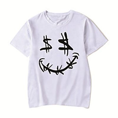 Men's Unisex Tee T shirt Hot Stamping Anime Graphic Prints Plus Size Jujutsu Kaisen Print Short Sleeve Casual Tops Cotton Basic Designer Big and Tall White Black Red Lightinthebox