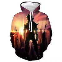 Inspired by My Hero Academia Himiko Toga Hoodie Cartoon Manga Anime Front Pocket Graphic Hoodie For Men's Women's Unisex Adults' 3D Print 100% Polyester Casual Daily Lightinthebox - thumbnail