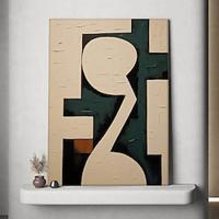 Handmade Minimalist Abstraction Canvas Wall Art Decor Home Decor Hand Paint Fashion Geometric Graphical Pictures Modern Bedroom Room Bathroom No Frame Lightinthebox