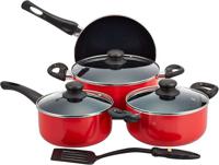 Royalford 8 Pcs Aluminum Non-Stick 2.5Mm Body Thickness Cookware Set - RF6082