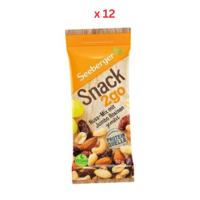 Seeberger Snack 2go Nuss Mix Mit Jumbo Rosinen gerostet, 12X50G