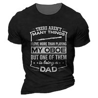 Men's Unisex T shirt 3D Print Graphic Prints Letter Crew Neck Street Daily Print Short Sleeve Tops Casual Designer Big and Tall Sports Black Army Green Khaki Lightinthebox - thumbnail