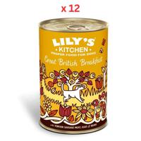 Lily's Kitchen Great British Breakfast Wet Dog Food 400G Pack Of 12