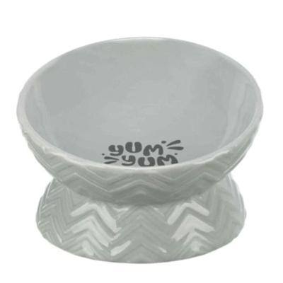 Trixie Yum Yum Raised Ergonomic Shape Ceramic Dog Bowl