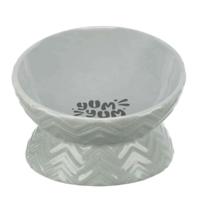 Trixie Yum Yum Raised Ergonomic Shape Ceramic Dog Bowl