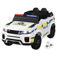 Amsham Kids Electric Police Car -White (12V) (UAE Delivery Only)